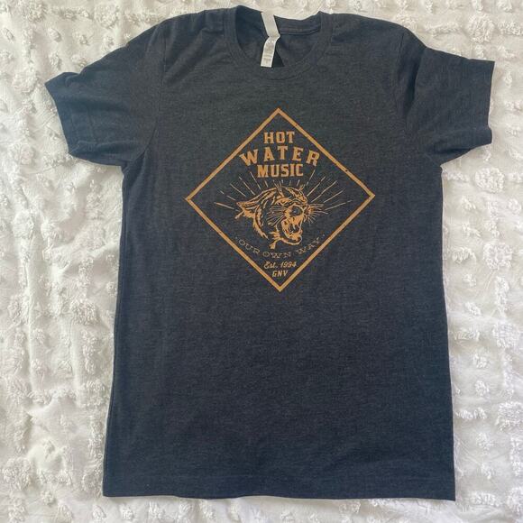 other Tops - Hot Water Music Womens T-Shirt Sz Small Punk Rock Band Tee Hardcore Our Own Way